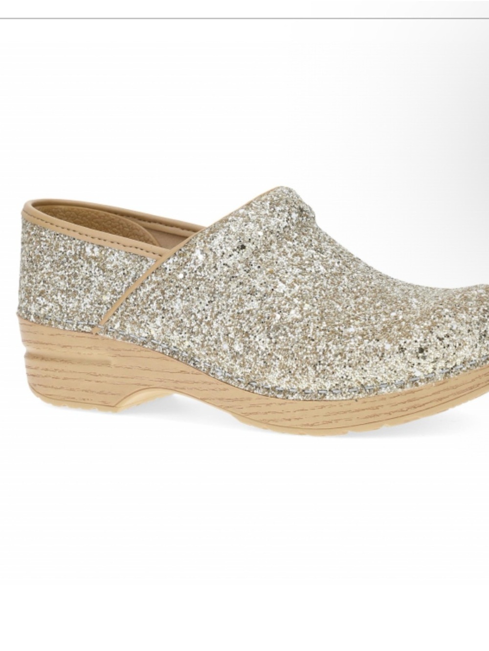 Women’s Glitter Bridal Platform Heels in Silver